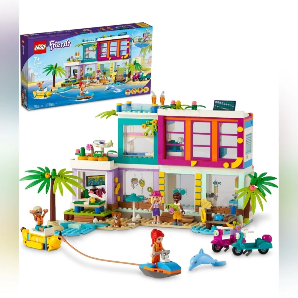 Lego Friends 41709 Vacation Beach House Building Toy